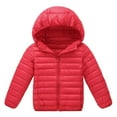 thumbnail image 1 of URMAGIC Winter Down Coats Outerwear Toddler Kids Boys Girls Lightweighet Hooded (Padded) Puffer Jacket 2-7T, 1 of 14