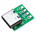 thumbnail image 2 of 40 Pcs Female Connector USB Type C Breakout Board with PCB Converter Board for Data Line Wire Cable Transfer, 2 of 7