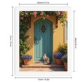 thumbnail image 2 of Paint By Numbers Kit for Adults Beginner - Colorful Entrance Cat Flowers Doorway DIY Canvas Painting Kits for Adults, Frameless Paint By Number for Adults for Home Wall Decor 16x20 Inch, 2 of 7