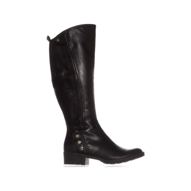 Womens BareTraps Oria Knee High Boots Black Walmart