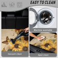 thumbnail image 5 of DISNIMO Trunk Mat for SUV Sunflower Butterfly Print All Weather Cargo Liner Non-Slip Scratch-Proof Dog Trunk Liner Universal Size Protection Mat for SUV Truck Sedan, 5 of 7