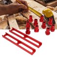 thumbnail image 1 of Bench Dogs, 10Pcs Keep Tidy Aluminum Alloy Workbench Dogs Stops Stable  for Woodworking, 1 of 7