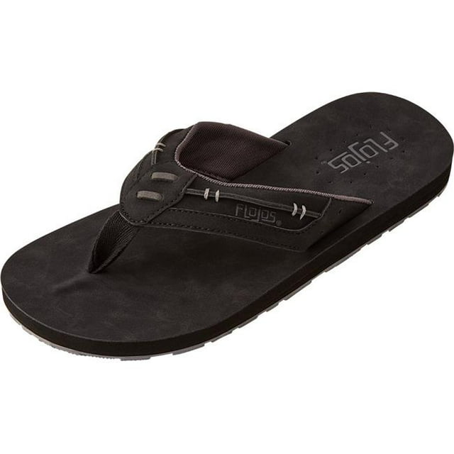 Flojos 749 - 7 Black Trio Sandal, Black - Size 7