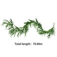 thumbnail image 3 of Holloyiver Christmas Norfolk Pine Garland- 5.9 Ft Single Fork Norfolk Pine Natural Touch Garland- Artificial Pine Greenery Garland for Christmas Table Fireplace Wall Home Decoration, 3 of 6