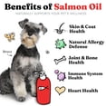 thumbnail image 2 of Only Salmon Oil for Dogs & Cats Omega 3 Fish Oil Supplement for Healthy Skin & Coat, 8 fl oz, 2 of 7