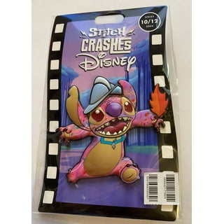 Disney Stitch Crashes Mulan Mushu Pin Limited New with Card 