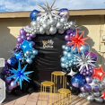 thumbnail image 4 of Star Balloons BZIDII, 21 unidades, láminas de mylar, 22, 18, 10 pulgadas, 4 of 7