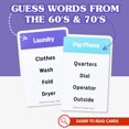 thumbnail image 3 of Ageless Games Taboo Charades - Juego clásico de adivinanzas y charadas de palabras para adultos mayores - Tarjetas grandes fáciles de leer para personas con baja visión - 80 tarjetas personalizables p, 3 of 5