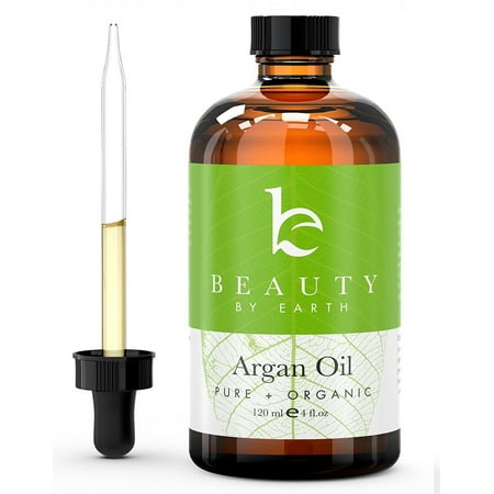 Beauty by Earth USDA Certified Organic Moroccan Argan Oil; Pure Virgin, Cold Pressed Anti-Aging Miracle Beauty Secret for Face, Hair, Nails and Skin 4