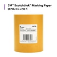 thumbnail image 3 of 3M Masking Paper 06706 Scotchblok; 6 Inch Width x 750 Foot Length; Roll; Brown; Box Of 6, 3 of 11