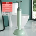 thumbnail image 1 of Efficient Toilet Plunger with Strong Suction - Professional-Grade Drain Unblocker Tool for Home & Commercial Use, Durable, Compact Design, Easy to Operate, (Nordic Green), 1 of 6