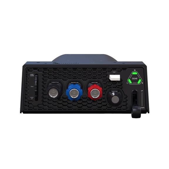 Honeycomb Aeronautical Sierra TPM Module with Trim Wheel, Lockable Throttle Vernier, and Landing Gear and Lights