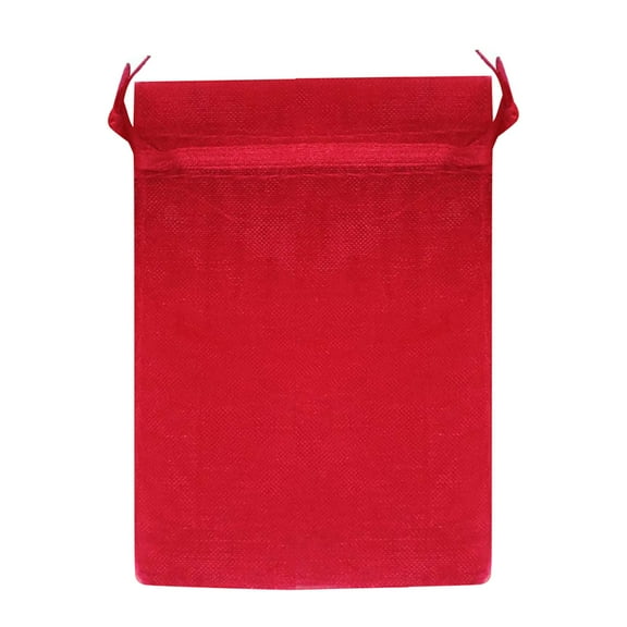 Under 5$ Kaireo 30-Pack Red Gift Gauze Bags,10X15Cm Drawstring Organza Bags for Jewelry,Candy,or Wedding Favors,Christmas Decoration and Party Use,Elegant Mesh Design