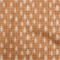 thumbnail image 1 of oneOone Viscose Jersey Orange Fabric Christmas Tree Dress Material Fabric Print Fabric By The Yard 60 Inch Wide, 1 of 4