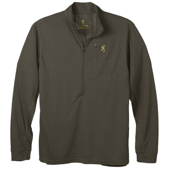 Browning Early Season 3/4 Zip Shirt Major Brown S