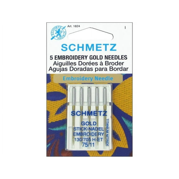 Gold Embroidery Sewing Machine Needles