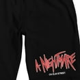thumbnail image 2 of Nightmare On Elm Street Text Logo Men's Black Sleep Pajama Shorts-3XL, 2 of 5