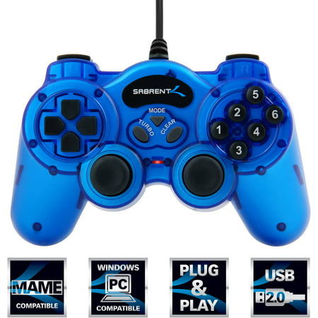 Sabrent Twelve-Button USB 2.0 Game Controller for PC