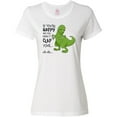 thumbnail image 3 of Inktastic T-Rex Can't Clap Women's T-Shirt, 3 of 5