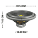 thumbnail image 4 of Subwoofer 12 Doble Bobina 4omhs Db Bass Boxster124 800w, 4 of 6