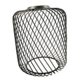 thumbnail image 1 of Pantalla de lámpara colgante de malla, cubierta de lámpara colgante, cubierta de lámpara colgante, pantalla de alambre de hierro hueca para cafetería, Cilindro negro 150cm, 1 of 8