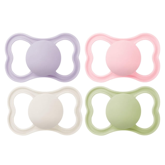 Chupete MAM Air Matte para piel sensible para niñas mayores de 6 meses, paquete de 4