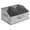 Grey, variant on Fabric Storage Organizer with Divider, 2-Compartment Collapsible Closet Storage Bin, Open-Top Linen Organizer Basket with Handles for Clothes, Toys, and Shelves