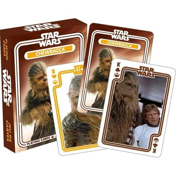 Juego de cartas con temática de Star Wars Chewbacca