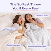 Mellow Glacier Cloud Throw Blanket Large