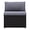 Black/Ash Grey, variant on CorLiving Parksville Resin Wicker Rattan and Steel Patio Sectional Middle Chair with Cushions, Sold Individually, Use to Expand an Outdoor Set