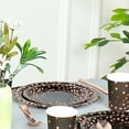 thumbnail image 3 of Serve 35 Guests Black and Rose Gold Party Supplies,7 Inch Black and Rose Gold Paper Plates and Napkins for Wedding Birthday,Retirement,Father's Day - Style 2, 3 of 5