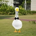 thumbnail image 3 of Tumotour Graduation Season Bachelor's Hat Big White Gooses Festival Set Decoration Sculpture Decoration, 3 of 8