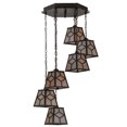 thumbnail image 7 of Meyda Tiffany 146196 Craftsman 6 Light 27" Wide Multi Light Pendant - MultiColor, 7 of 7