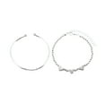 thumbnail image 2 of Pulsera de moda onlyliua para Mujer Forma de corazón creativa minimalista abierta, 2 of 7
