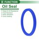thumbnail image 3 of Anillo de Sello Universal de Aceite Labio UN 60x70x6mm Alta Presión TPU Azul 5 Pcs, 3 of 7