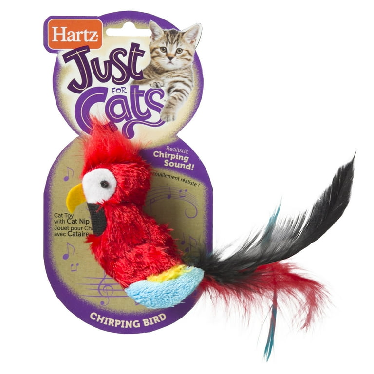 Hartz Just For Cats - Feathered Chirping Birds Sound Cat Toy