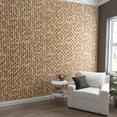 thumbnail image 6 of Ekena Millwork 11 7/8"W x 11 7/8"H x 1/2"P Nova Wood Mosaic Wall Tile, Old Boat Wood, 6 of 6