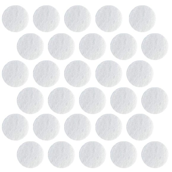 100 Piezas Filtros de Algodón de Microdermoabrasión Reemplazo Filtros de Microdermoabrasión de 10 mm de Diámetro Filtros de Vacío Facial Accesorios Filtro de Esponja para Microdermoabrasión de Succión
