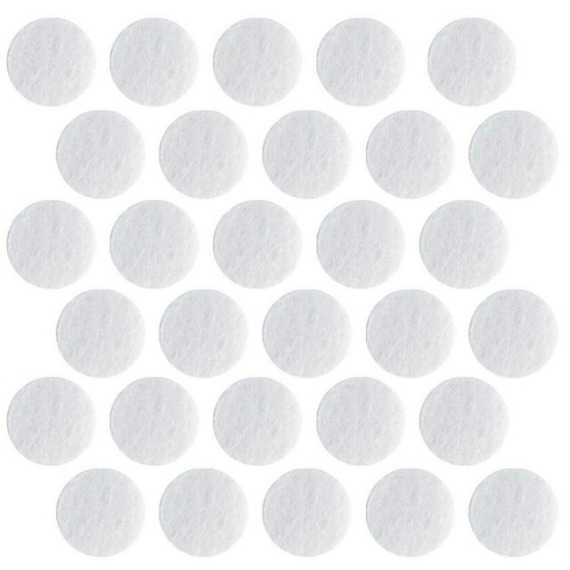 100 Piezas Filtros de Algodón de Microdermoabrasión Reemplazo Filtros de Microdermoabrasión de 10 mm de Diámetro Filtros de Vacío Facial Accesorios Filtro de Esponja para Microdermoabrasión de Succión
