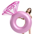 thumbnail image 3 of Flotador inflable con anillo de diamante para piscina Jasonwell para adultos, 3 of 7