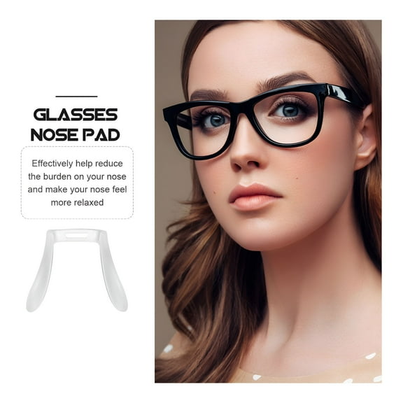 GJX Nose Piece for Glasses 3Pcs Replaceable Glasses Nose Pads Plastic Nose Cushions Comfortable Eyeglass Nose Pads