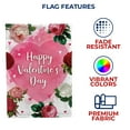 thumbnail image 5 of America Forever Flags Double Sided Garden Flag - Vintage Roses, 12.5 x 18 Inches, Happy Valentine's Day Love Hearts Garden Flag, Seasonal Yard Outdoor Holiday Decorative Flag, 5 of 5