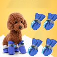 thumbnail image 6 of Softsoled For Summer Anti Scalding Soft Waterproof Care of Paw Paw Protector Pet Shoes Dog Boots Dog Supplies RED 3, 6 of 8