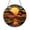 Acrylic 3.5 Inch, variant on Round Island Sunset Glass Suncatcher Window Decor, Peaceful Ocean Horizon Ornament Gift