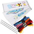 thumbnail image 2 of EeaseCA 3 Sets of Embroidery Bookmarks Embroidery Sewing Bookmarks Cross-stitch Bookmarks Kits, 2 of 8