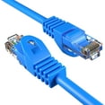 thumbnail image 3 of Cables Direct Online Cat5e 30FT Network Ethernet Patch Cable, 350Mhz Internet Wire, For Modem, Router, PC, Laptop, TVs, Printer Cord, Consoles for Home and Office, Blue, 2-Pack, 3 of 9
