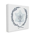 thumbnail image 3 of Stupell Industries Hanukkah Menorah Botanical Laurel Graphic Art Gallery Wrapped Canvas Print Wall Art, Design by Susan Jill, 3 of 7