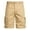 Khaki, variant on Havenre Cargo Shorts for Men Big and Tall Elastic Waist Summer Casual Bermuda Shorts Regular Fit Classic Stretch Loose Shorts with Multi Pockets Black XXXXL