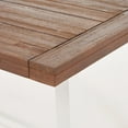 thumbnail image 5 of Noble House 74.00" Adult Rectangle 3 Pieces Acacia Wood Picnic Table, Brown/White, 5 of 10