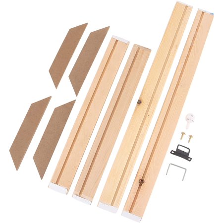 1 Set DIY Solid Wood Canvas Frame Kit Customized Wooden Art Frames Wall ...